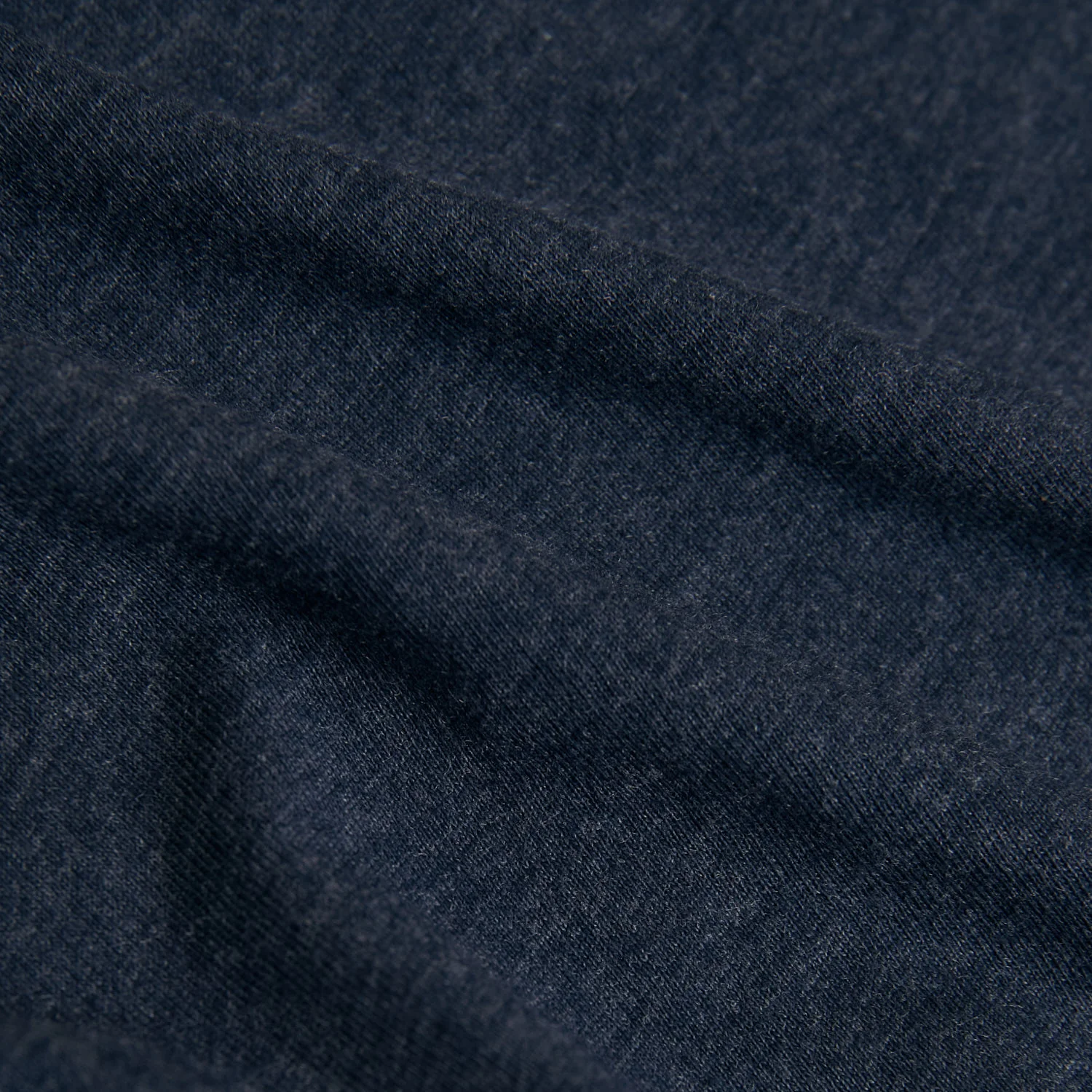 Heather Navy Classic Long Sleeve Crew Neck - Image 9