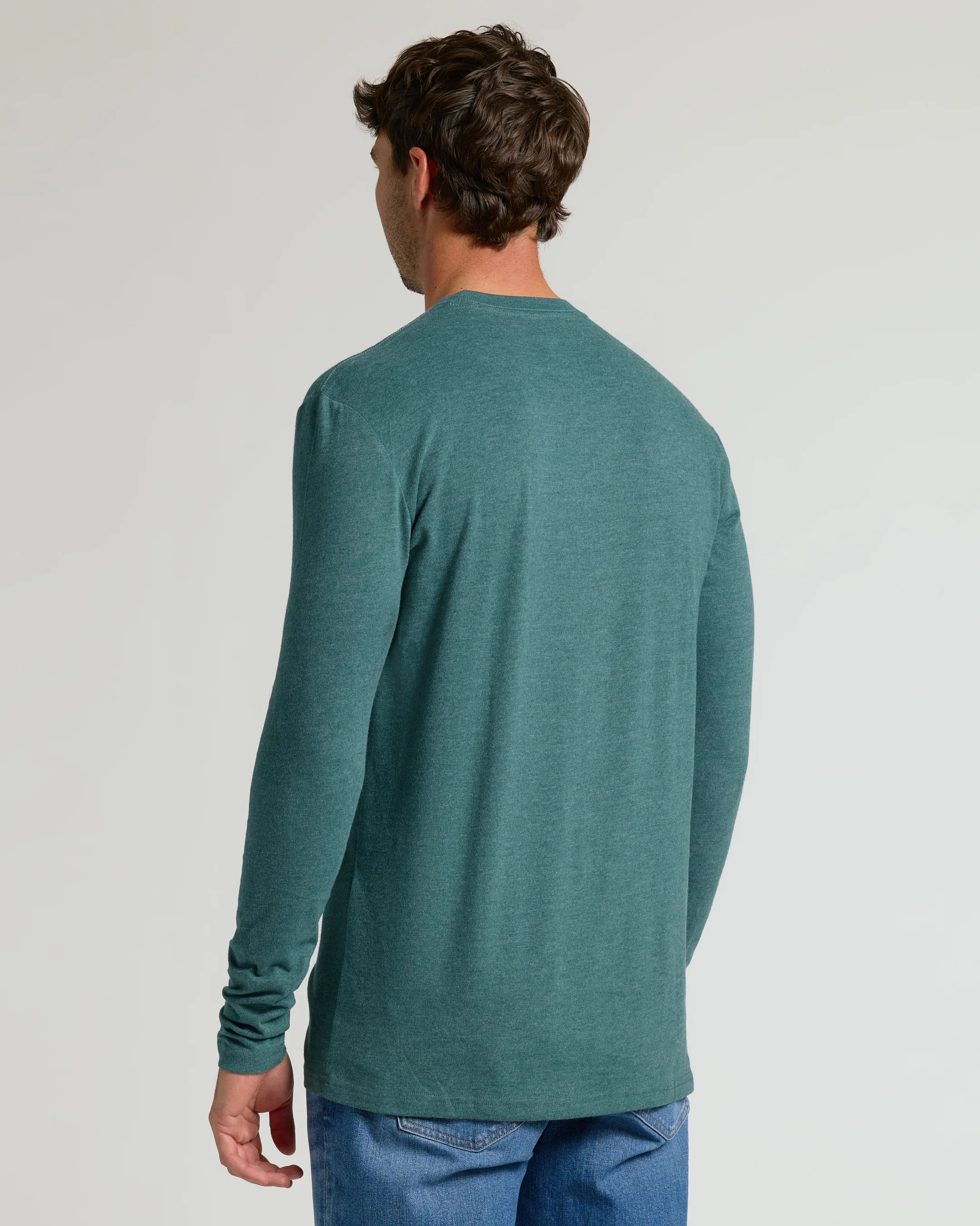 Heather Seafarer Tall Long Sleeve T-Shirt - Image 3