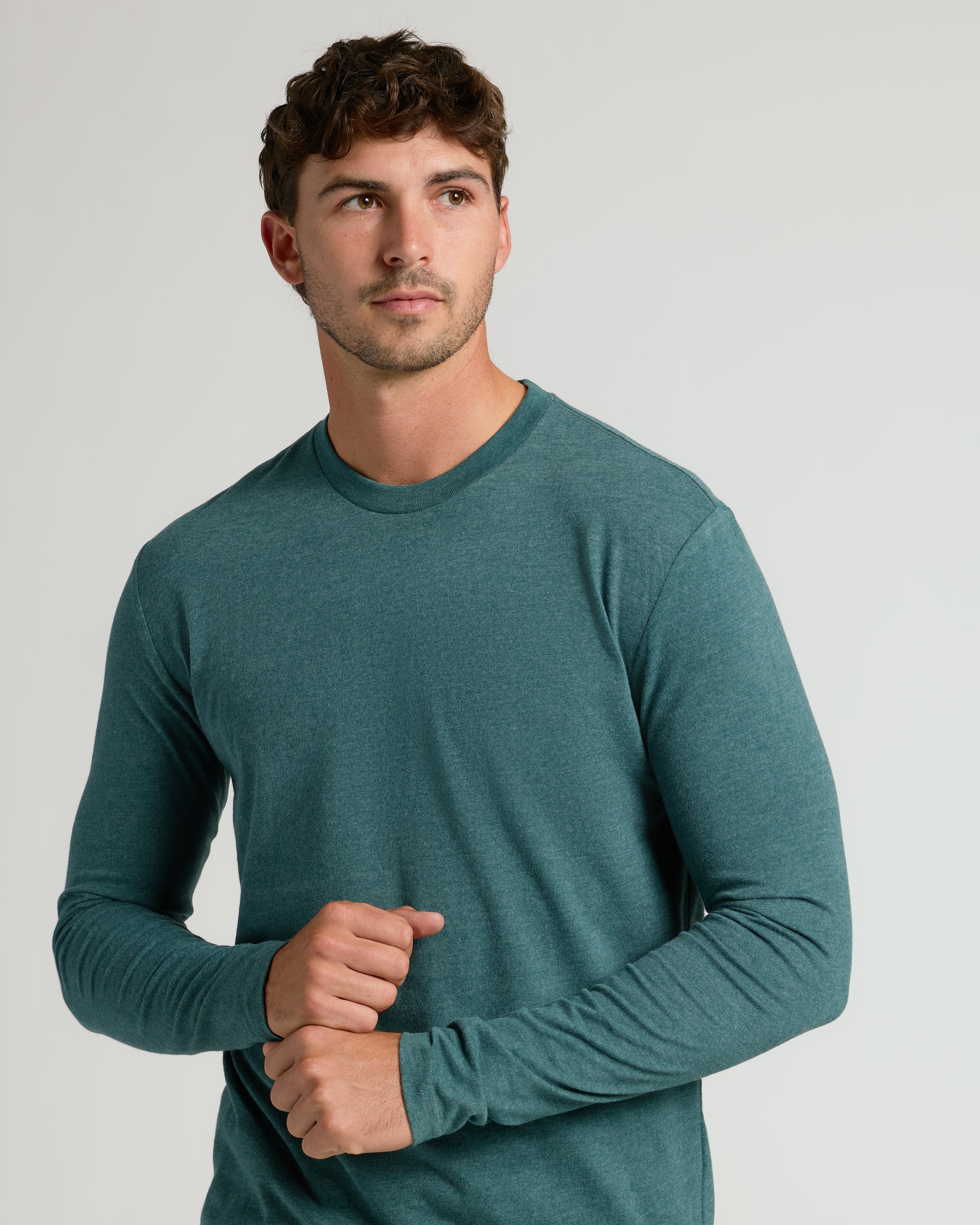 Heather Seafarer Tall Long Sleeve T-Shirt - Image 4
