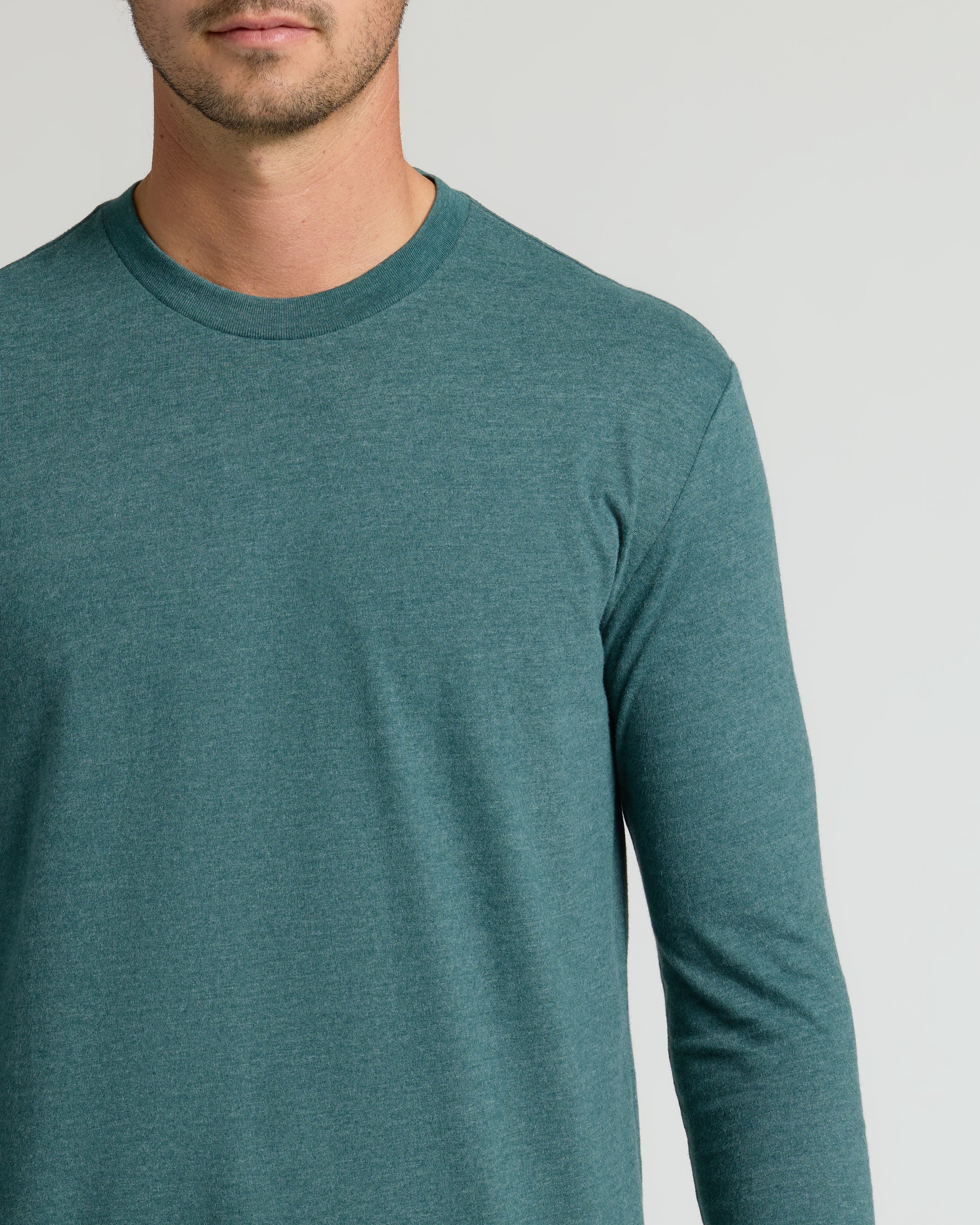 Heather Seafarer Tall Long Sleeve T-Shirt - Image 5