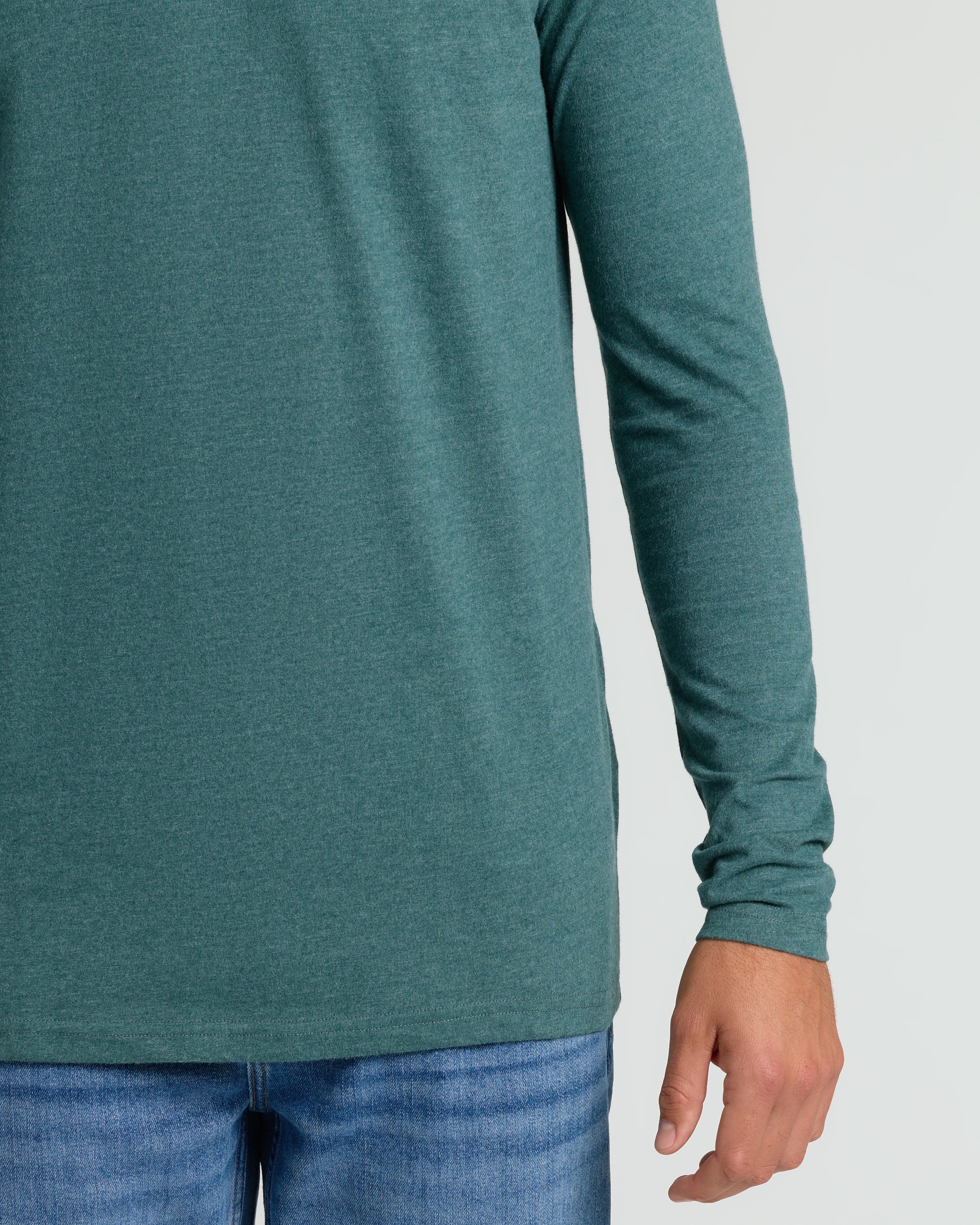 Heather Seafarer Tall Long Sleeve T-Shirt - Image 6