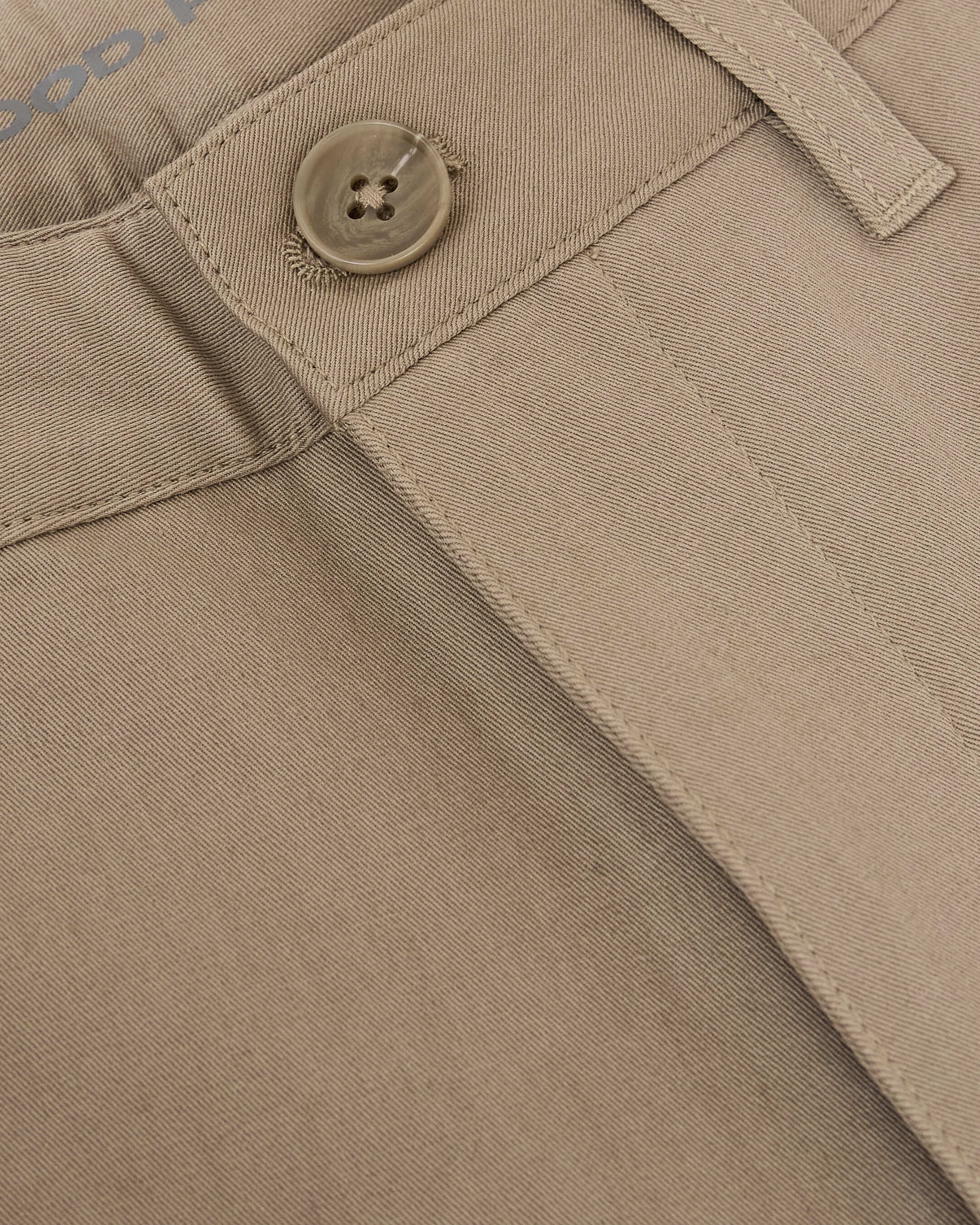 Khaki Straight Twill Chino Pant - Image 8