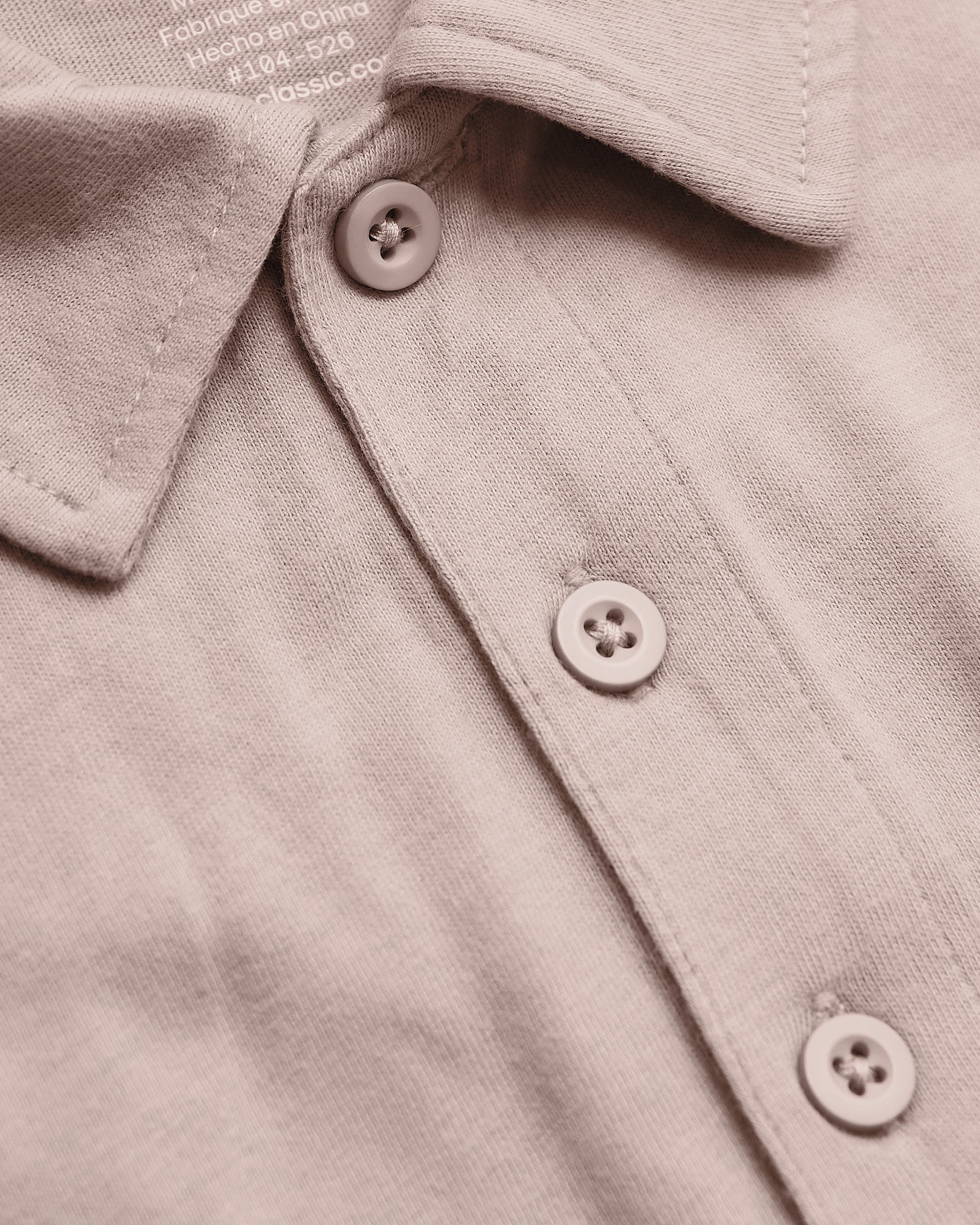 Light Heather Slate Mauve Short Sleeve Tall Polo - Image 8