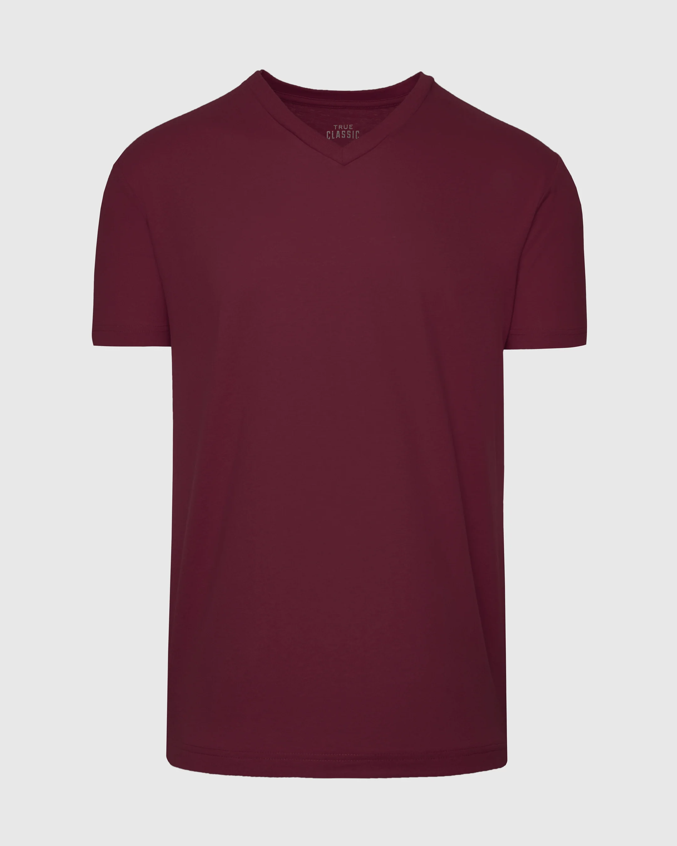 Mahogany V Neck T Shirt - Image 2