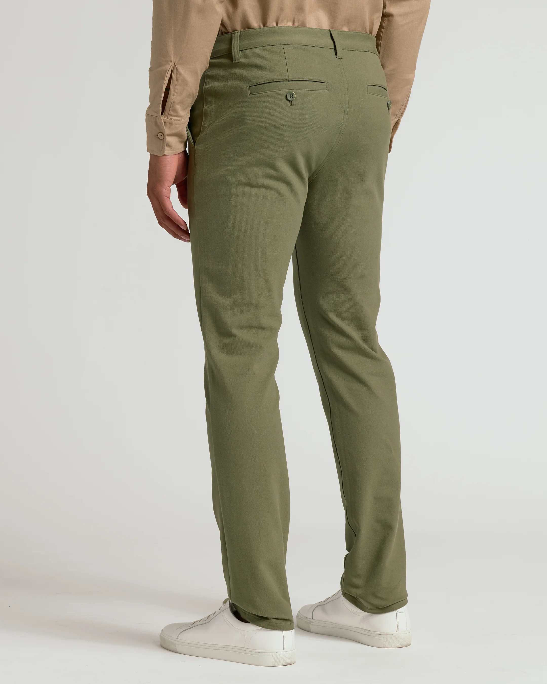 Military Green Slim Chino Pants 2.0 - Image 5