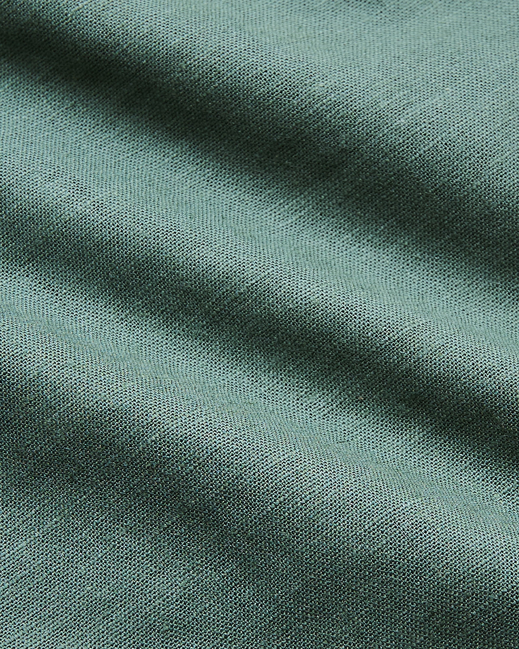 Moss Short Sleeve Linen Shirt - Image 8