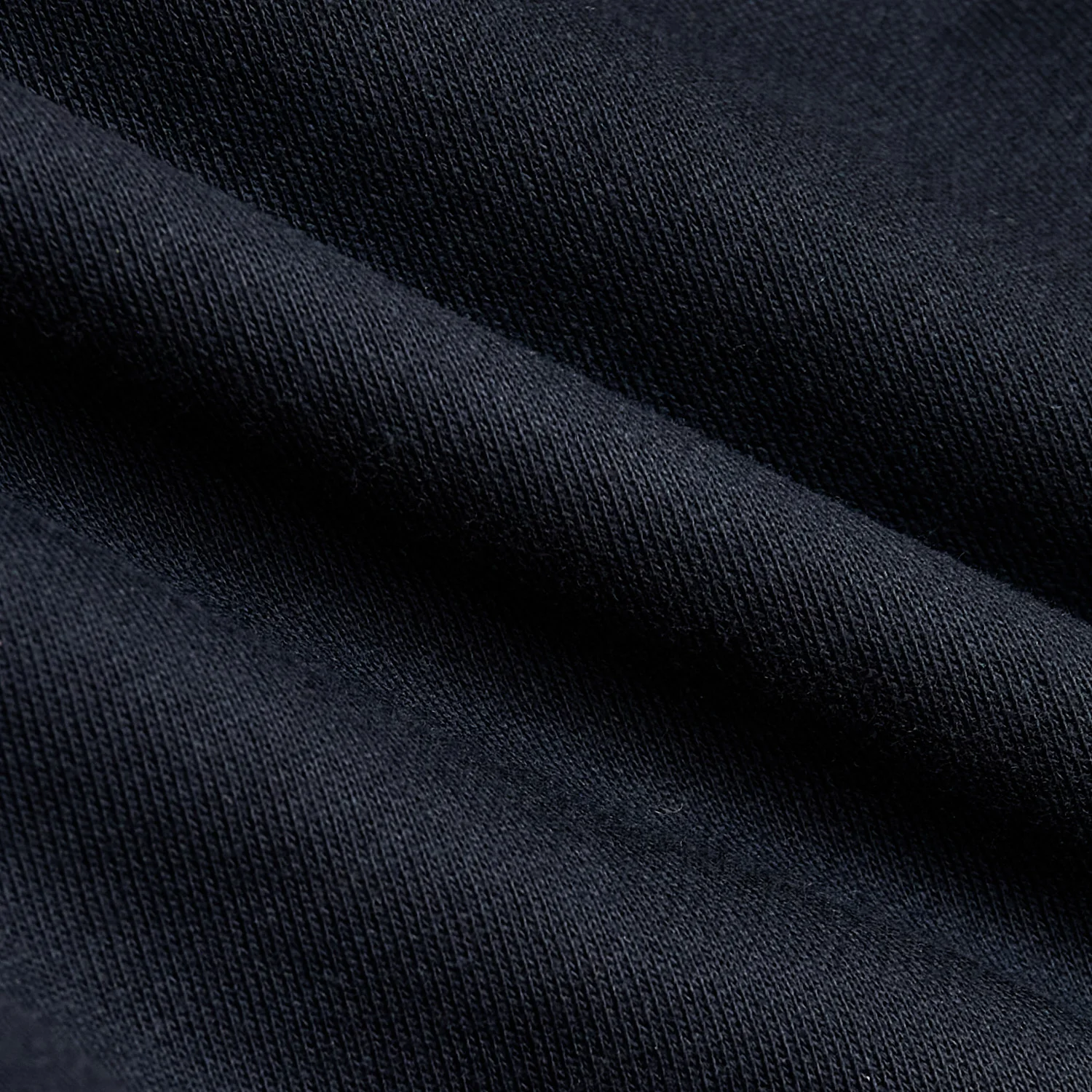Navy Fleece French Terry Zip Hoodie - Image 7