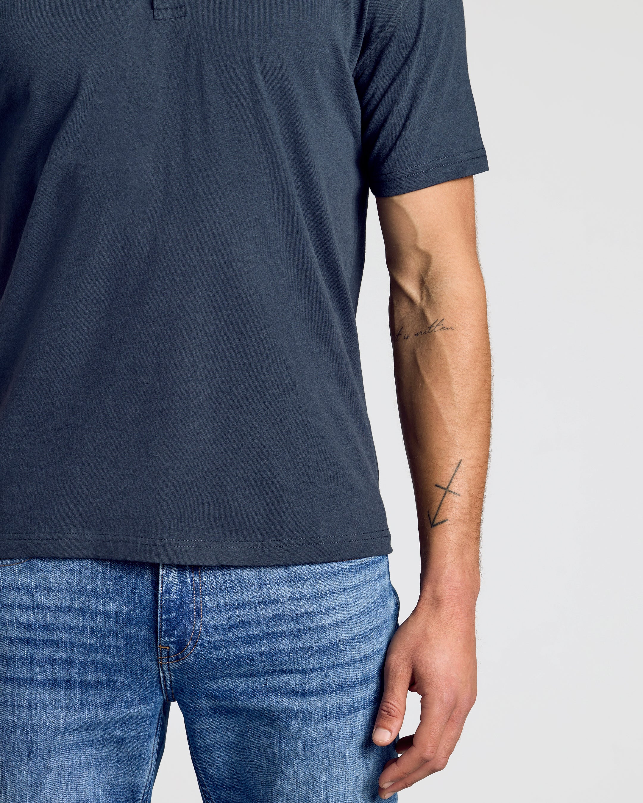 Navy Classic Polo - Image 6
