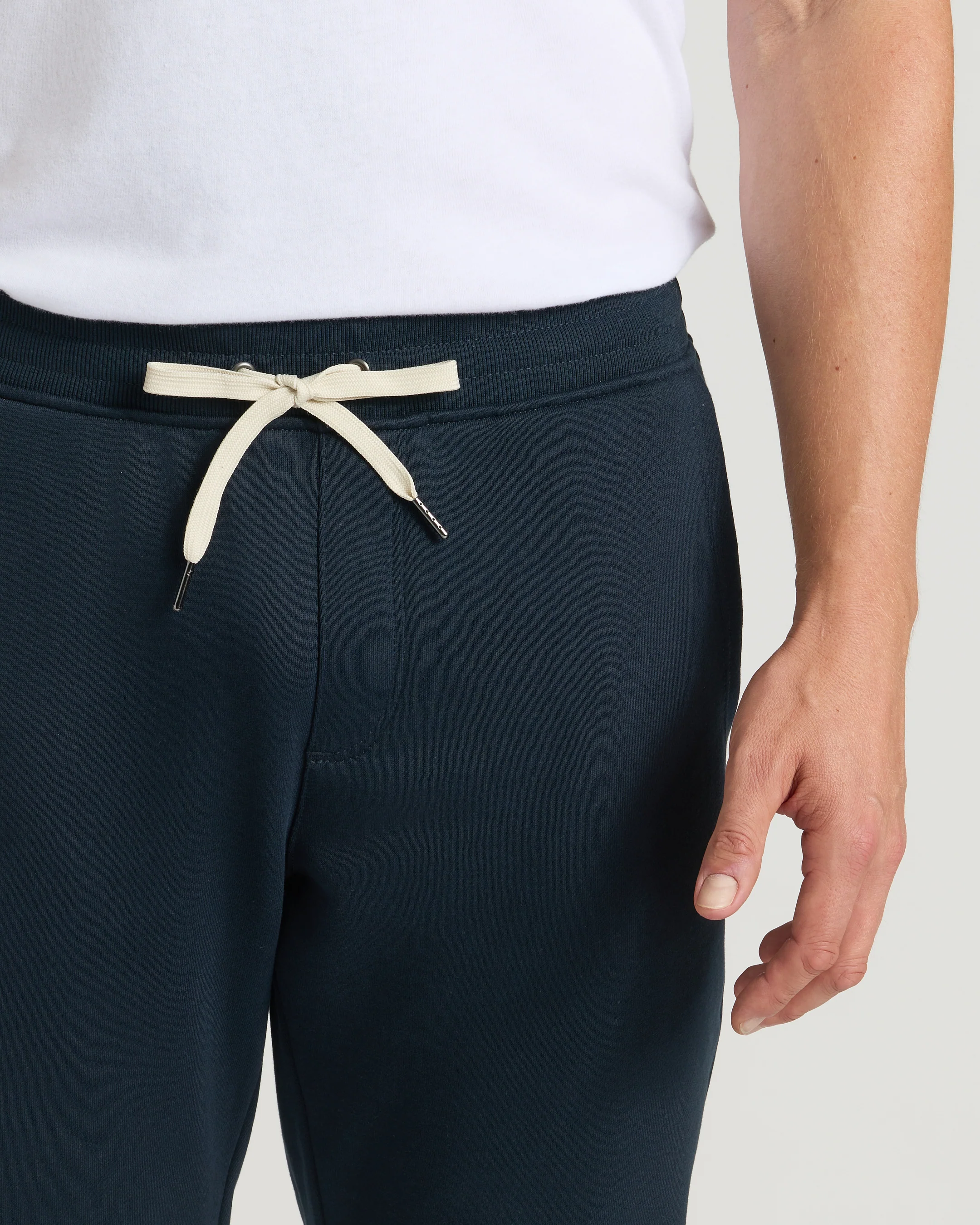 Navy Tall Fleece French Terry Joggers - Image 5