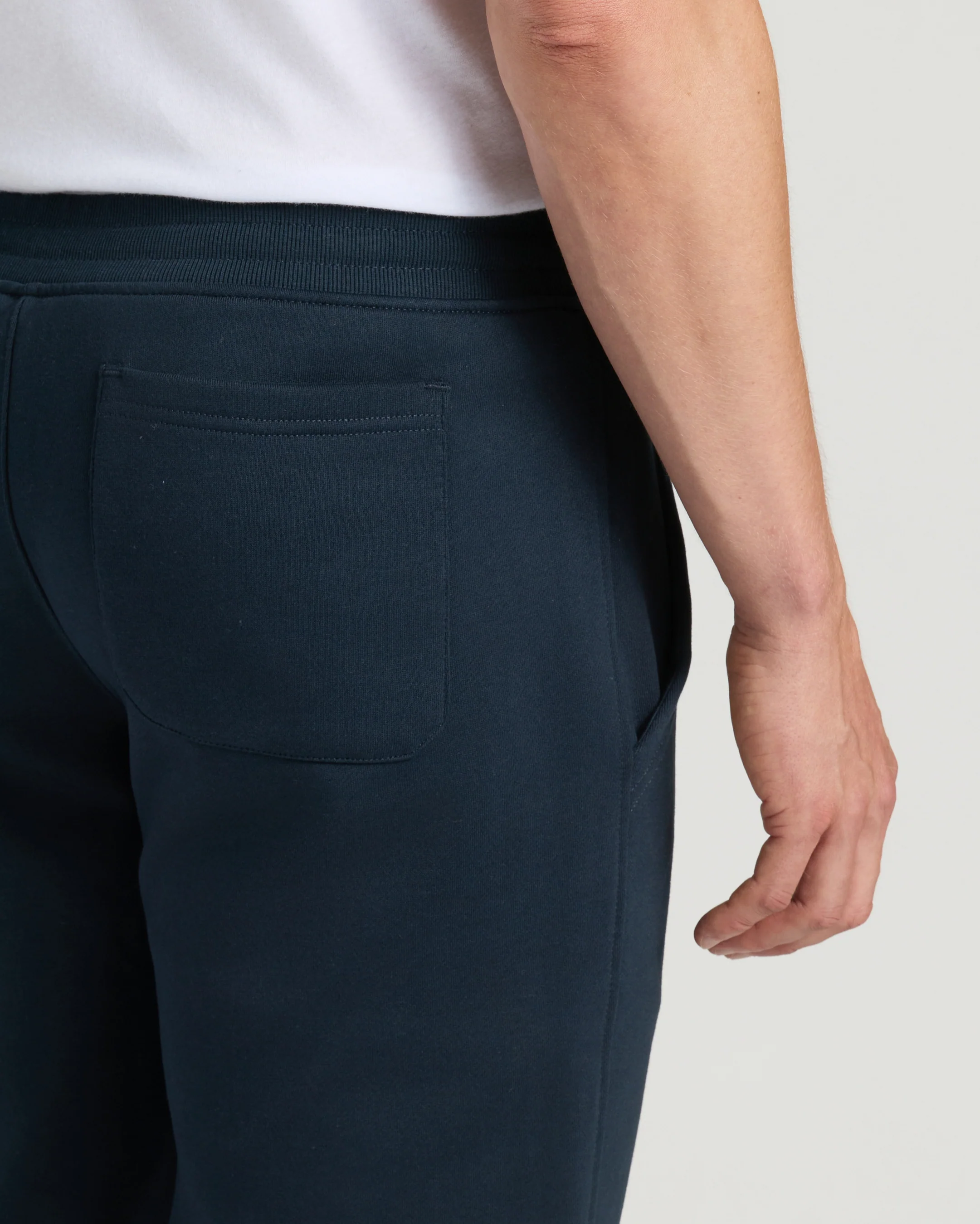 Navy Tall Fleece French Terry Joggers - Image 7