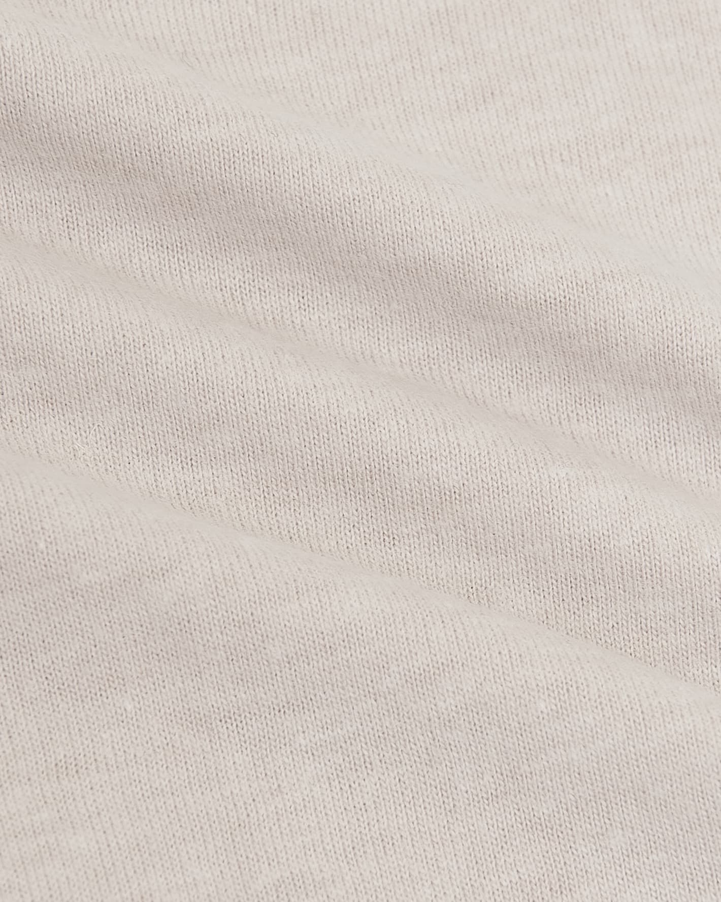 Oatmeal Tall Straight Hem Crew Neck T-Shirt - Image 8