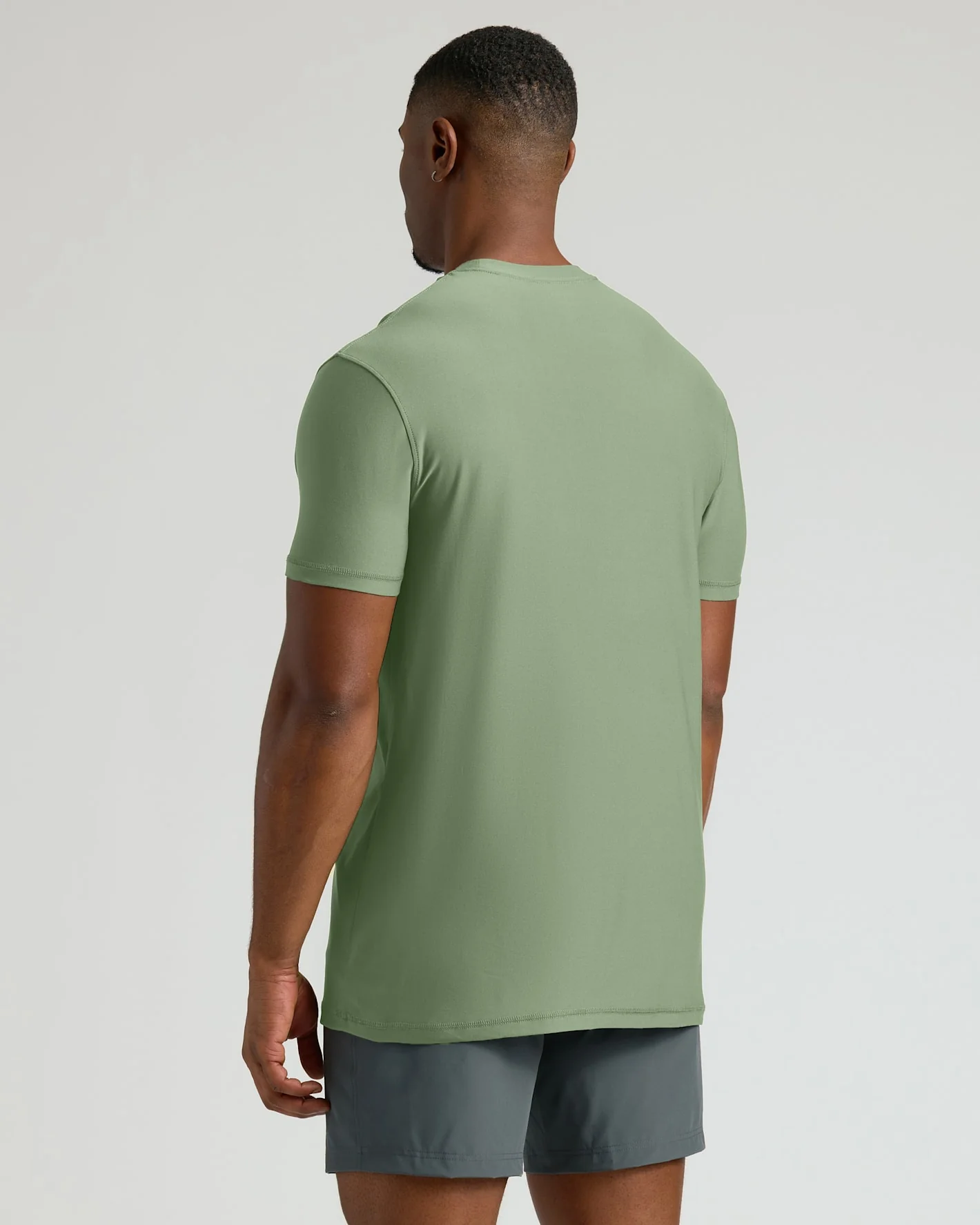 Sage Green Tall Active Crew Neck - Image 4