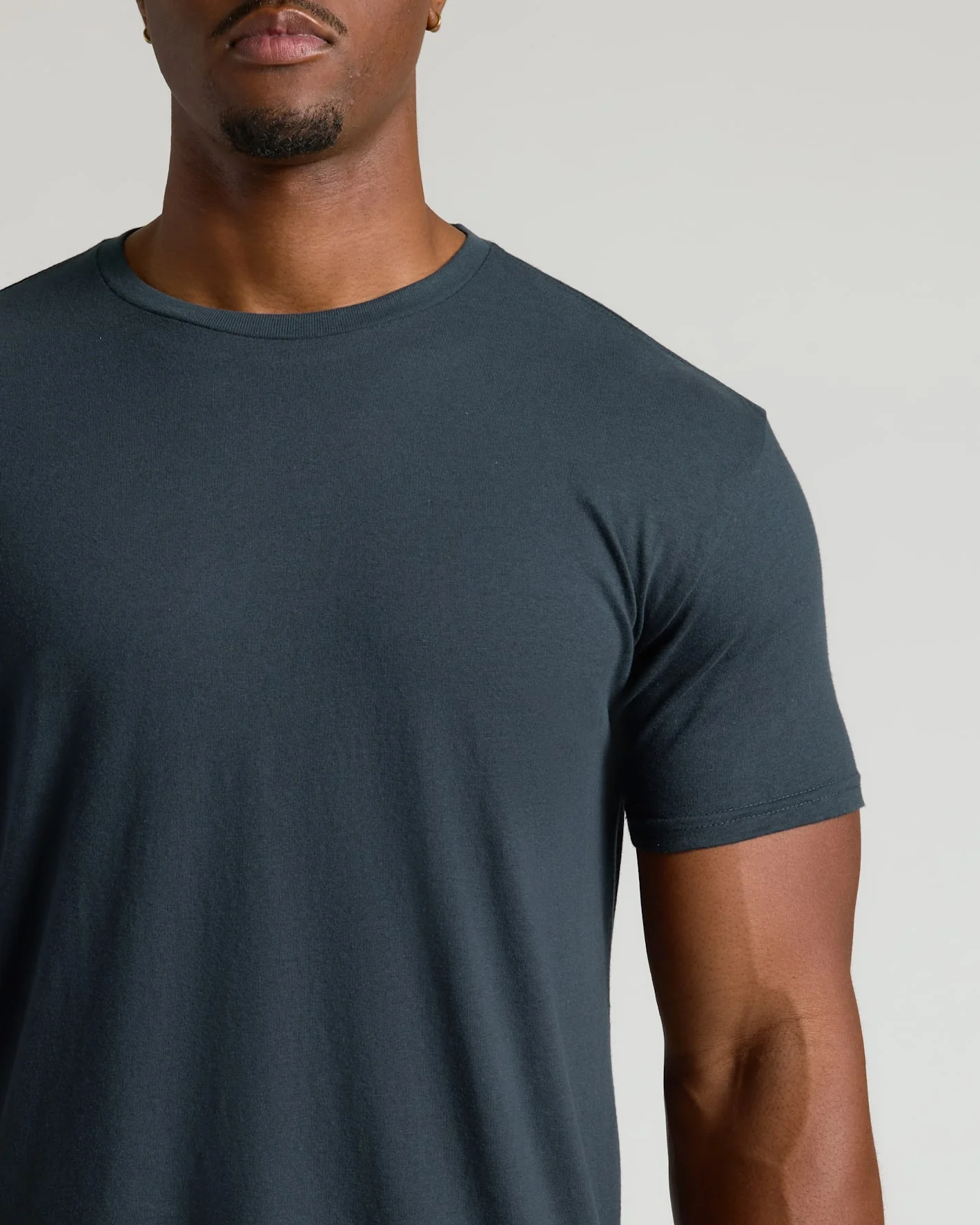 Shadow Tall Straight Hem Crew Neck T-Shirt - Image 6