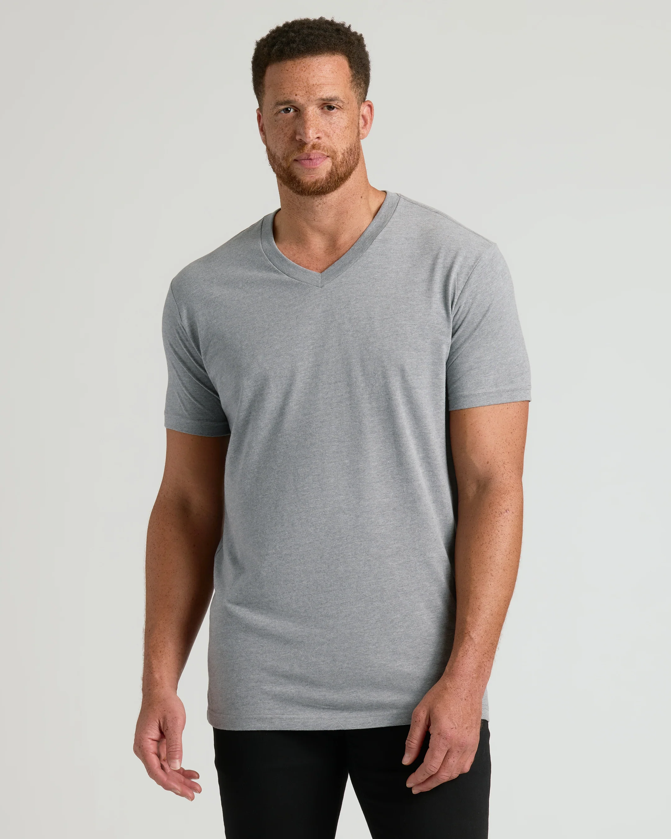 Short Sleeve Tall Classic V-Neck 3-Pack - Image 2