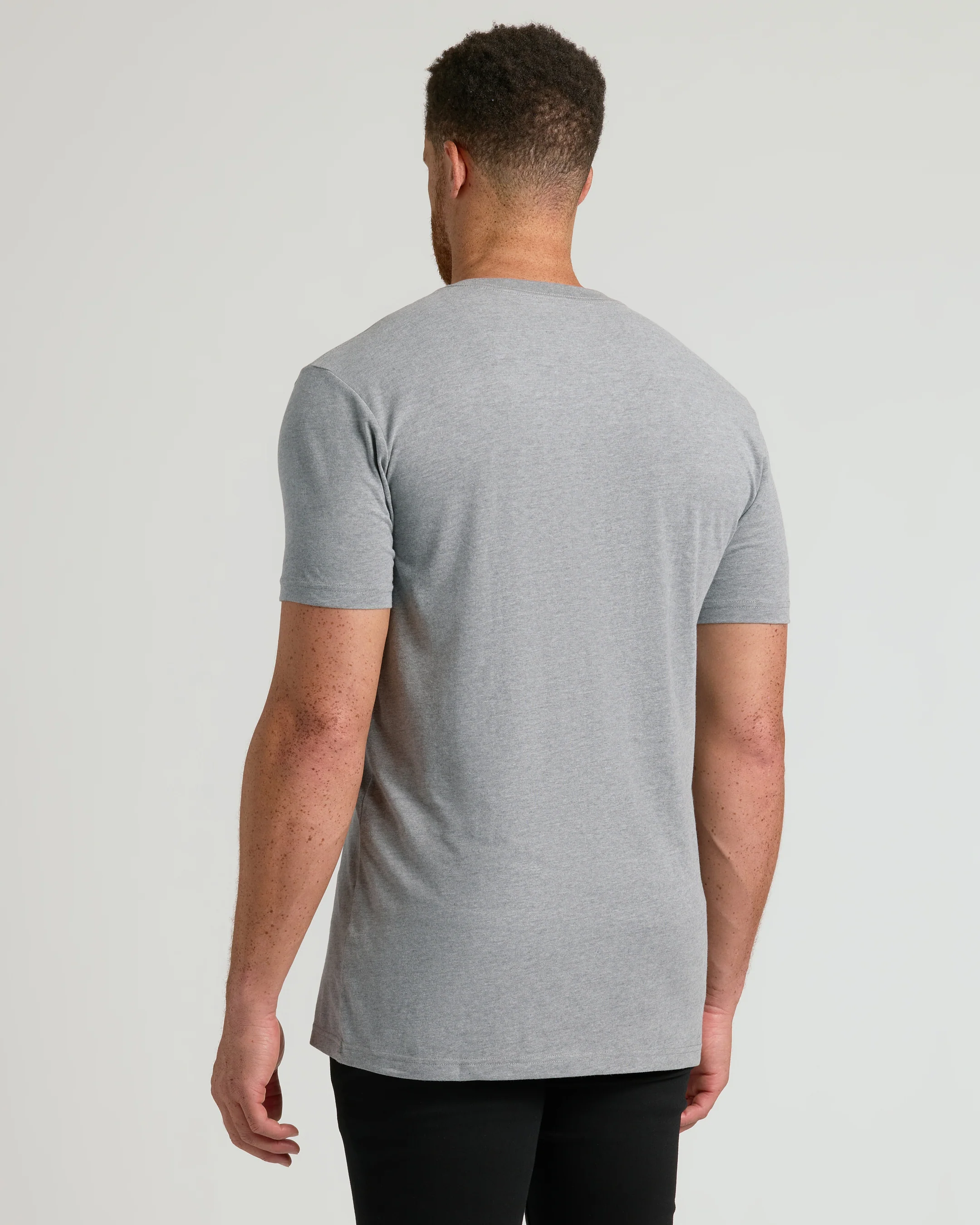 Short Sleeve Tall Classic V-Neck 3-Pack - Image 3