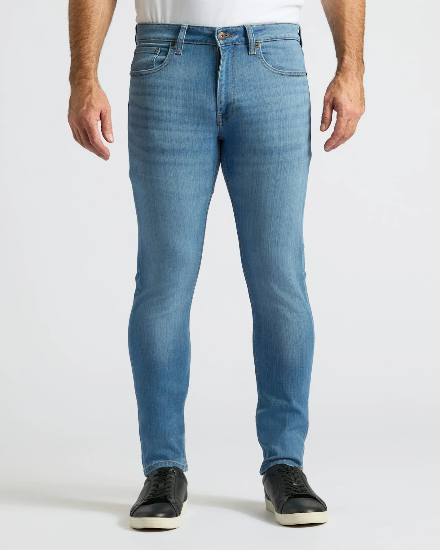 Slim Indigo and Medium Wash Comfort Stretch Jeans 2-Pack - Image 6