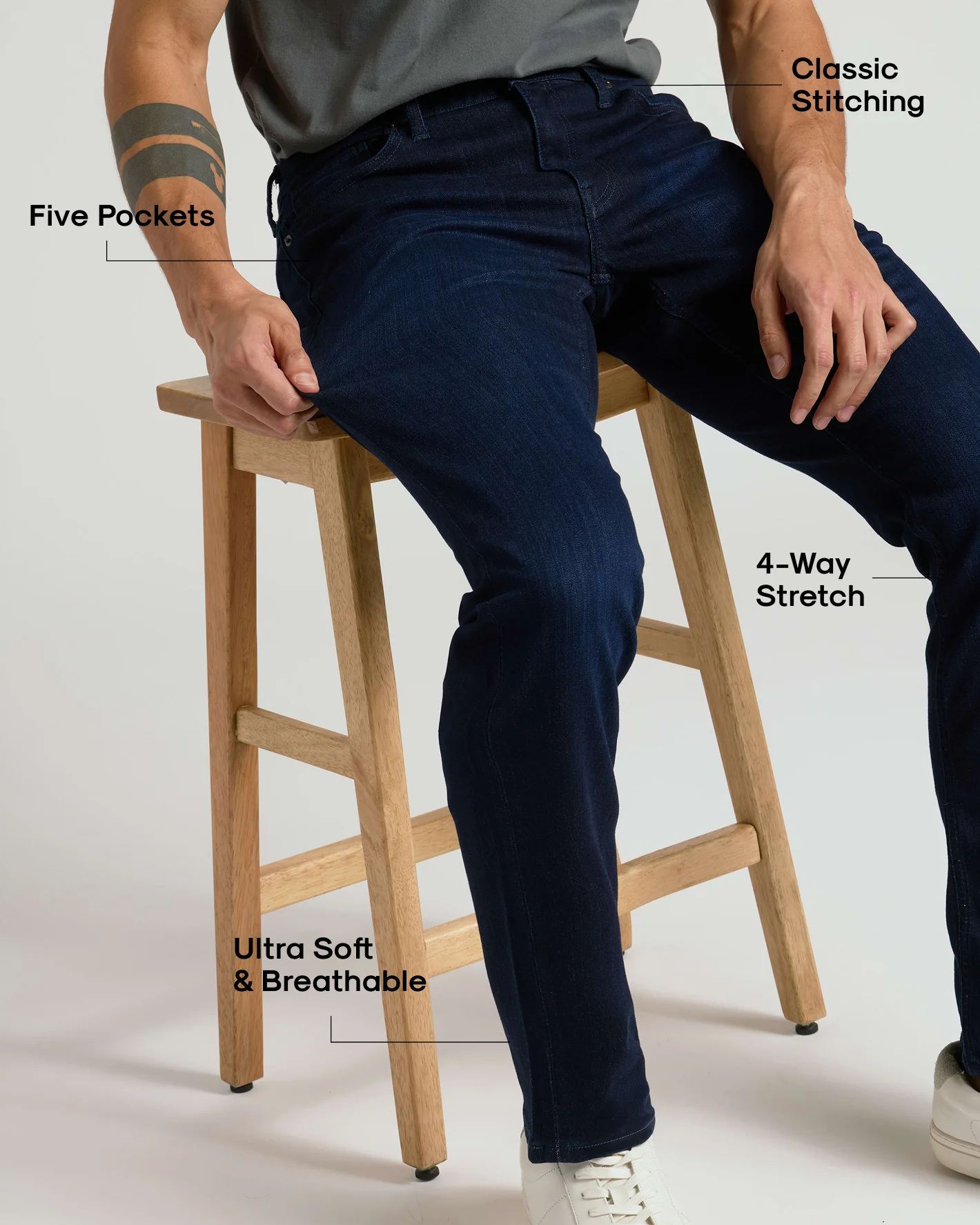 Straight Comfort Stretch Jeans 2-Pack - Image 3