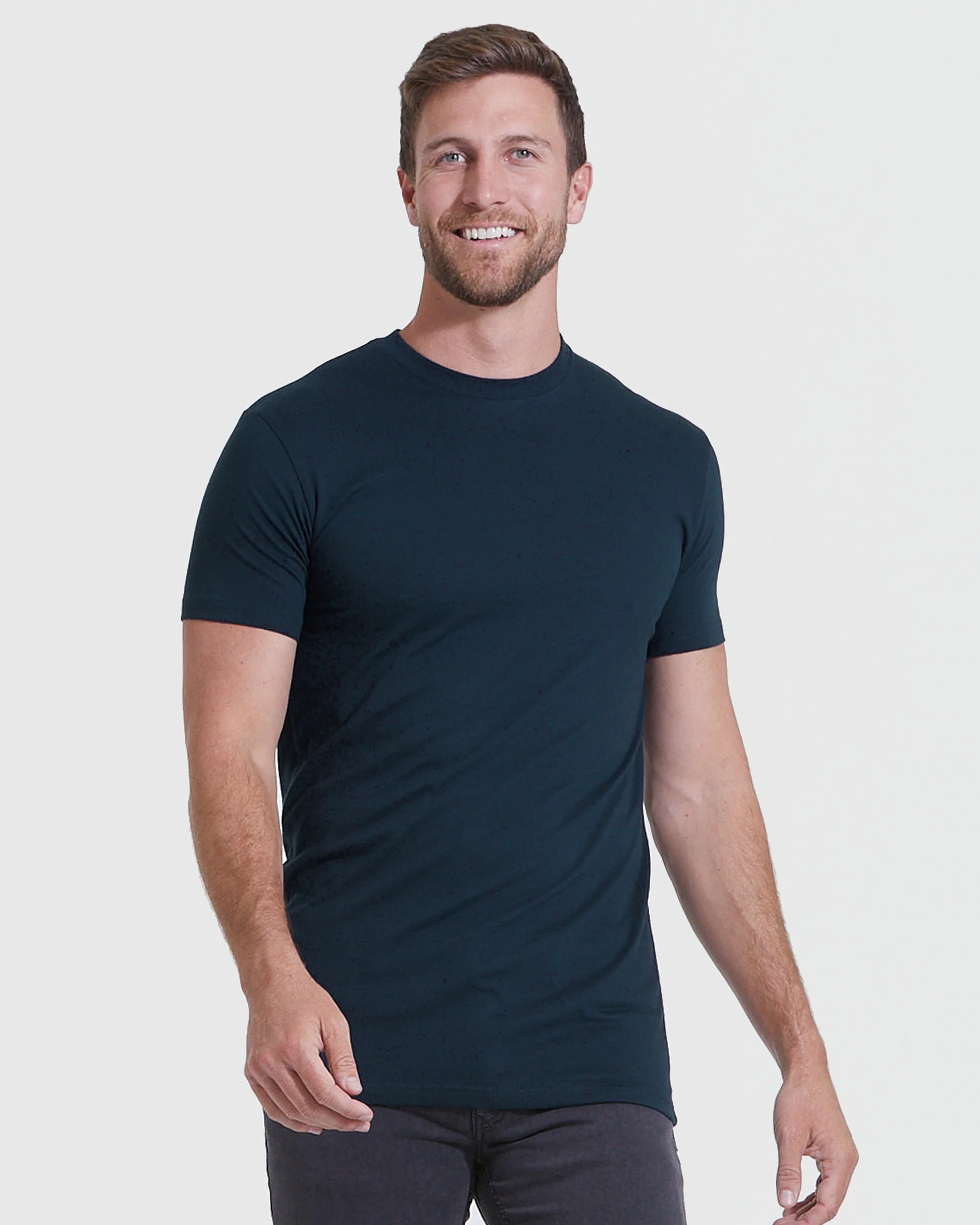 Tall Straight Hem Crew Neck T-Shirt 10-Pack - Image 2