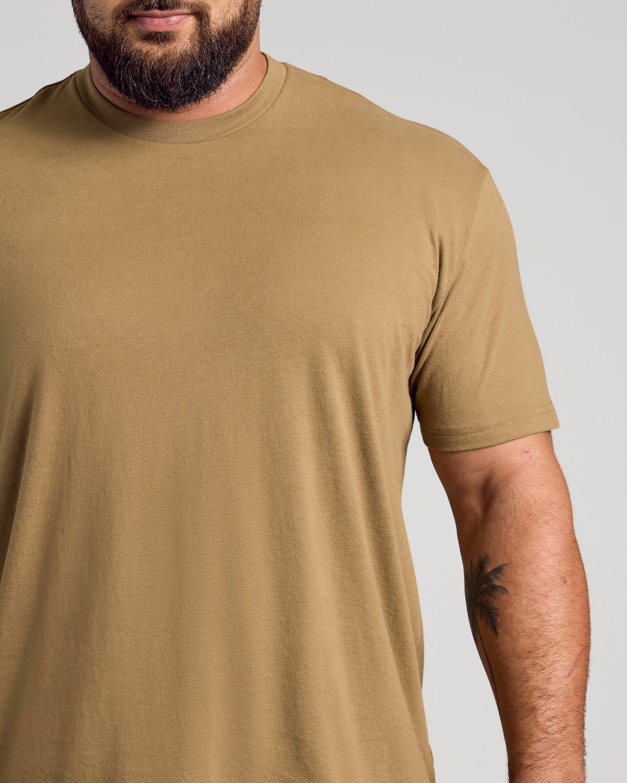 Tan 499 Classic Crew Neck - Image 6