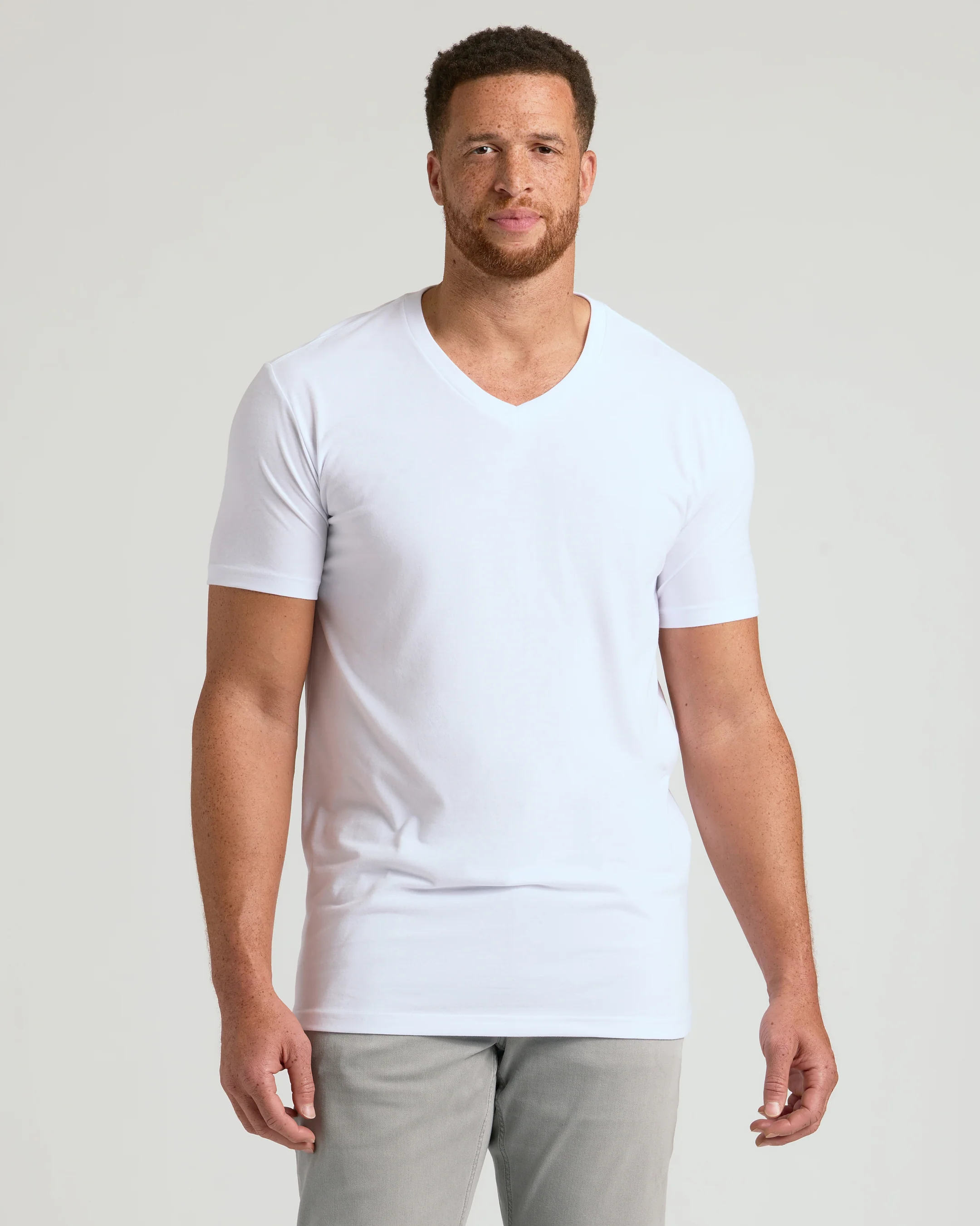 Timeless Short Sleeve Tall Classic V-Neck 3-Pack - Image 4