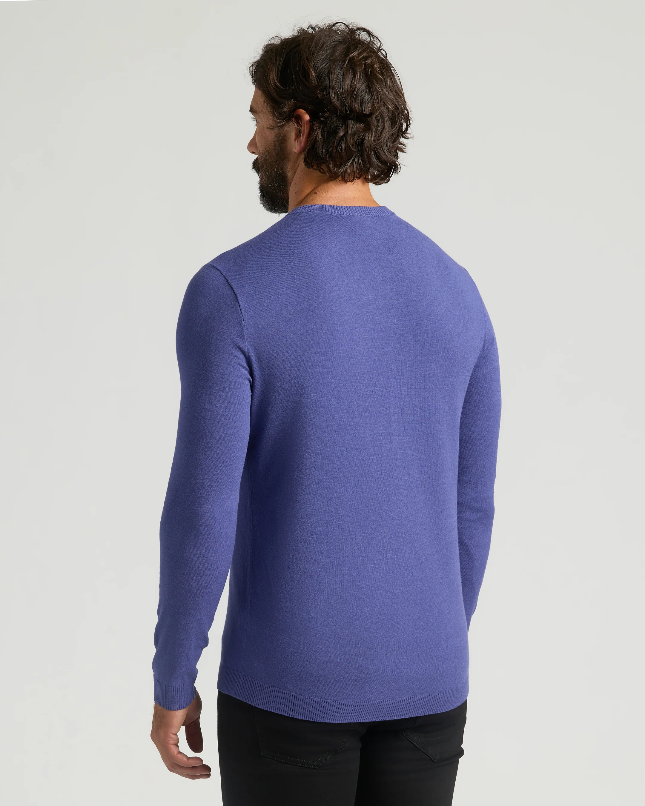 Truffle & Blueberry Dressy V-Neck Sweater 2-Pack - Image 3