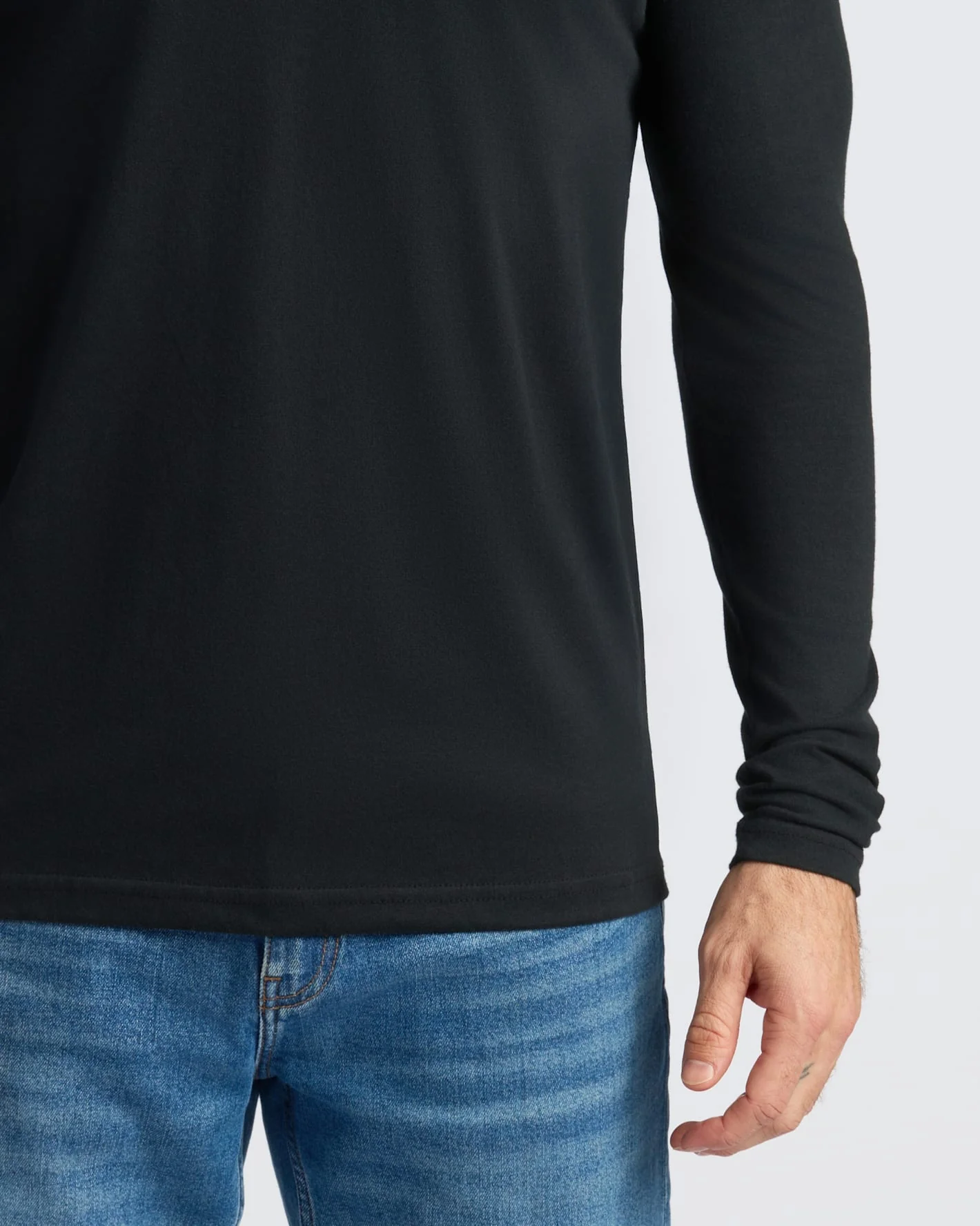 Black Classic Long Sleeve Crew Neck 3-Pack - Image 7