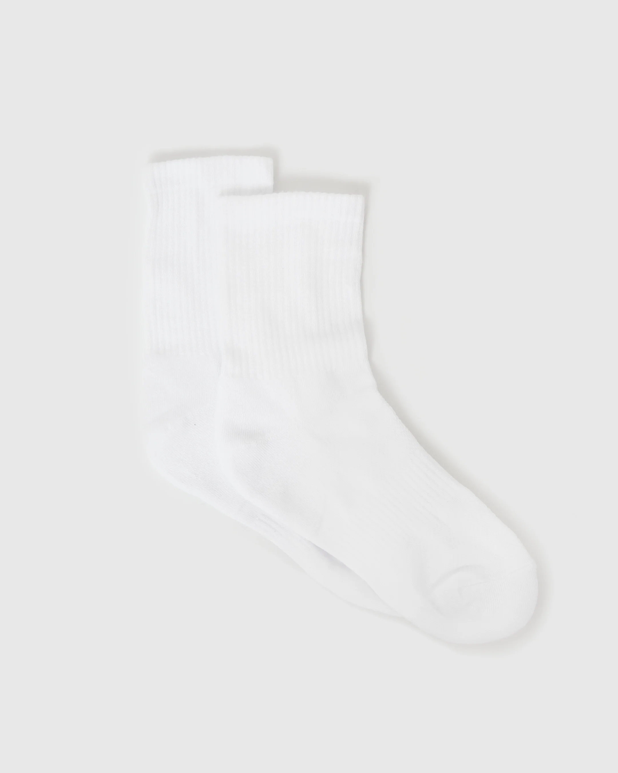 White Half Crew Socks 6-Pack - Image 4