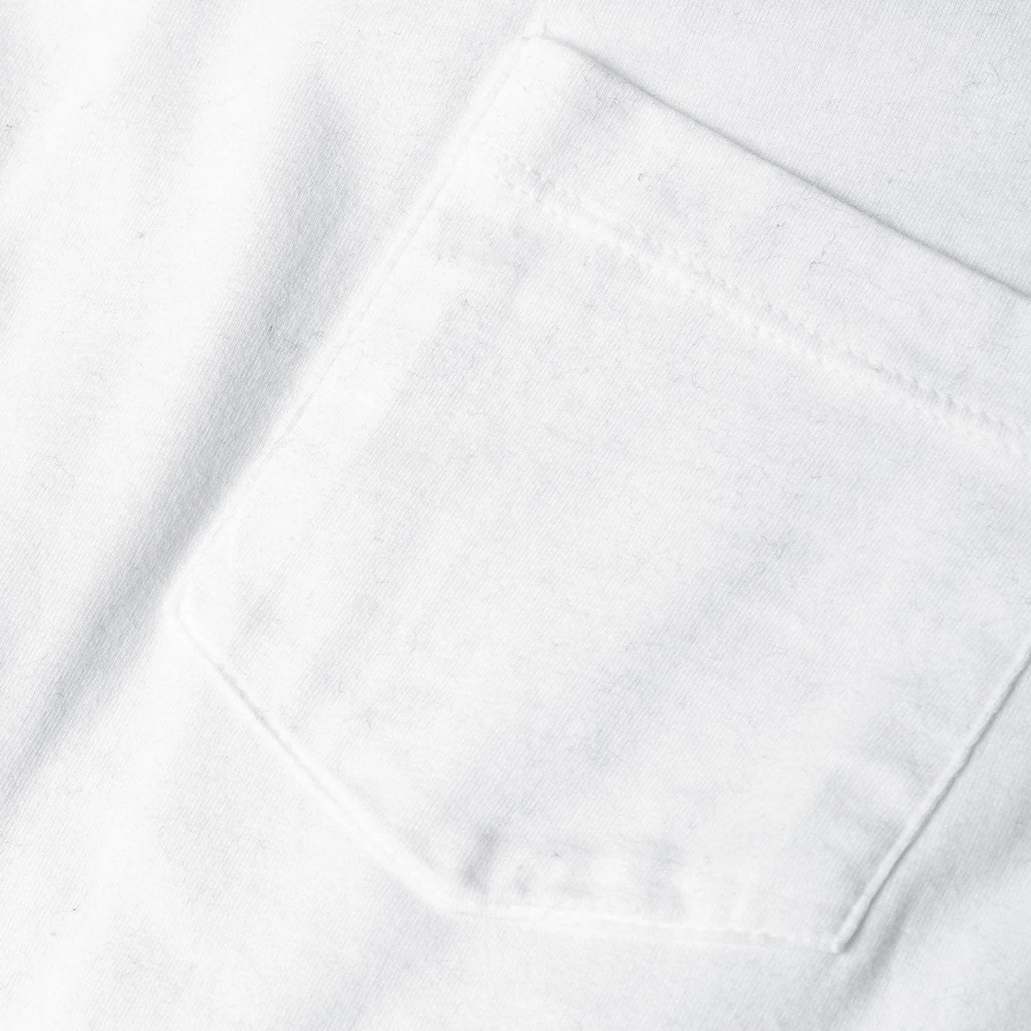 White Pocket Crew Tee - Image 5